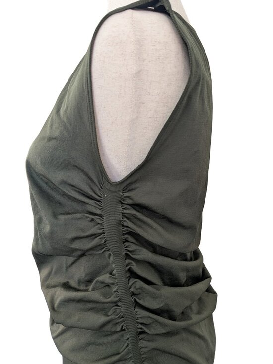 NWOT Blanqi Maternity Olive Tank Dress size L/XL - Picture 13 of 14